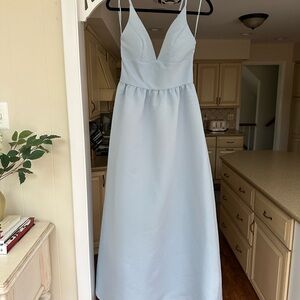 Amsale Bridesmaid Dress GB292A Ice/Faille